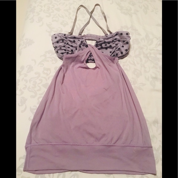 Lavender Lululemon workout yoga tank top - Picture 3 of 11
